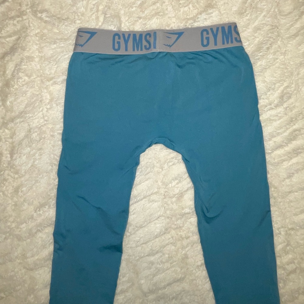 Gymshark blue leggings seamless sz Small